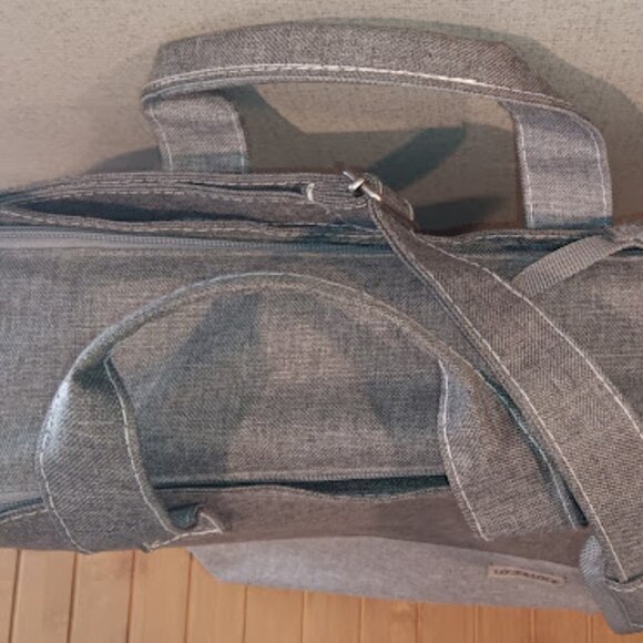 LOCK & LOCK Insulated Cooler Tote Bag 2 Tone Gray - Picture 4 of 14